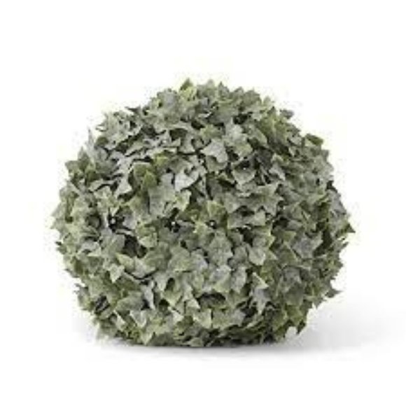 Real Touch Powdered English Ivy Ball Ornament